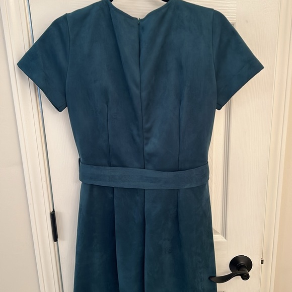 Suede Green Jumpsuit - Picture 8 of 9